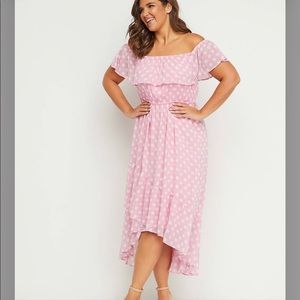 Pink Polka Dot Dress